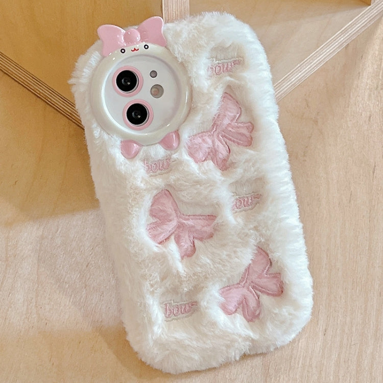 Plush Embroidery Full Coverage Phone Case, For iPhone 12, For iPhone 12 Pro Max, For iPhone 12 Pro, For iPhone 11