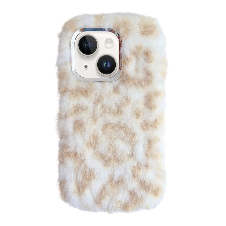 Leopard Print Plush TPU Phone Case, For iPhone 16 Pro Max, For iPhone 16 Pro, For iPhone 16 Plus, For iPhone 16, For iPhone 15 Pro Max, For iPhone 15 Pro, For iPhone 15 Plus, For iPhone 15