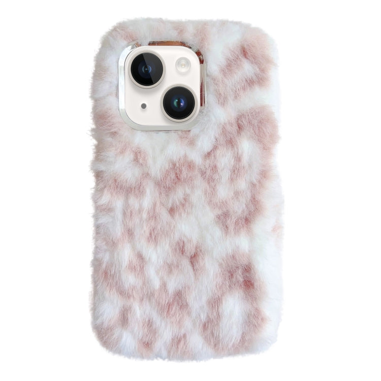 Leopard Print Plush TPU Phone Case, For iPhone 16 Pro Max, For iPhone 16 Pro, For iPhone 16 Plus, For iPhone 16, For iPhone 15 Pro Max, For iPhone 15 Pro, For iPhone 15 Plus, For iPhone 15