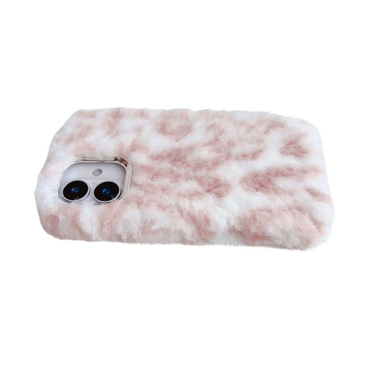 Leopard Print Plush TPU Phone Case, For iPhone 14 Plus, For iPhone 14, For iPhone 14 Pro, For iPhone 14 Pro Max