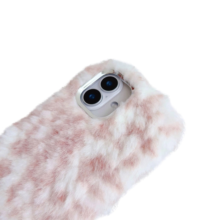 Leopard Print Plush TPU Phone Case, For iPhone 14 Plus, For iPhone 14, For iPhone 14 Pro, For iPhone 14 Pro Max