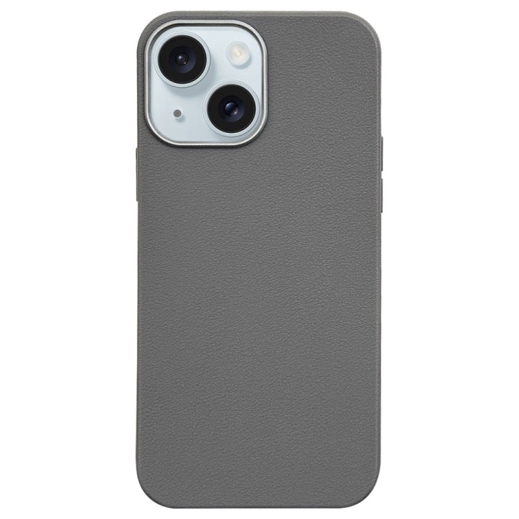 Litchi Pattern Silver Edge Camera Frame Material Phone Case, For iPhone 15 Plus, For iPhone 15, For iPhone 14 Plus, For iPhone 14, For iPhone 14 Pro, For iPhone 14 Pro Max