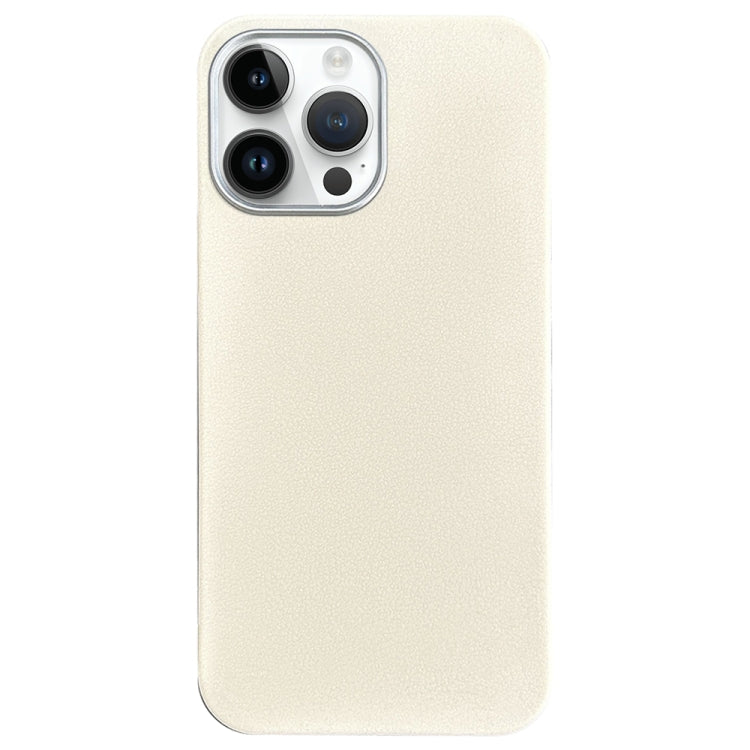 Litchi Pattern Silver Edge Camera Frame Material Phone Case, For iPhone 15 Plus, For iPhone 15, For iPhone 14 Plus, For iPhone 14, For iPhone 14 Pro, For iPhone 14 Pro Max