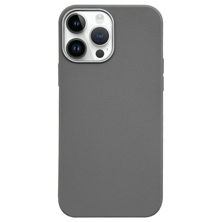 Litchi Pattern Silver Edge Camera Frame Material Phone Case, For iPhone 15 Plus, For iPhone 15, For iPhone 14 Plus, For iPhone 14, For iPhone 14 Pro, For iPhone 14 Pro Max