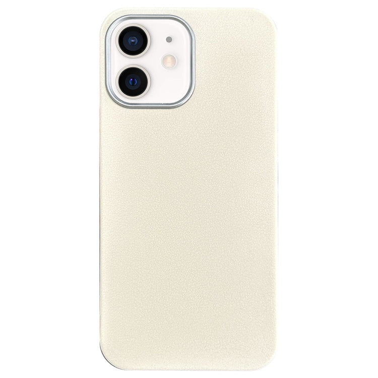 Litchi Pattern Silver Edge Camera Frame Material Phone Case, For iPhone 12 Pro, For iPhone 11 Pro Max, For iPhone 11, For iPhone 11 Pro, For iPhone XS / X, For iPhone XR