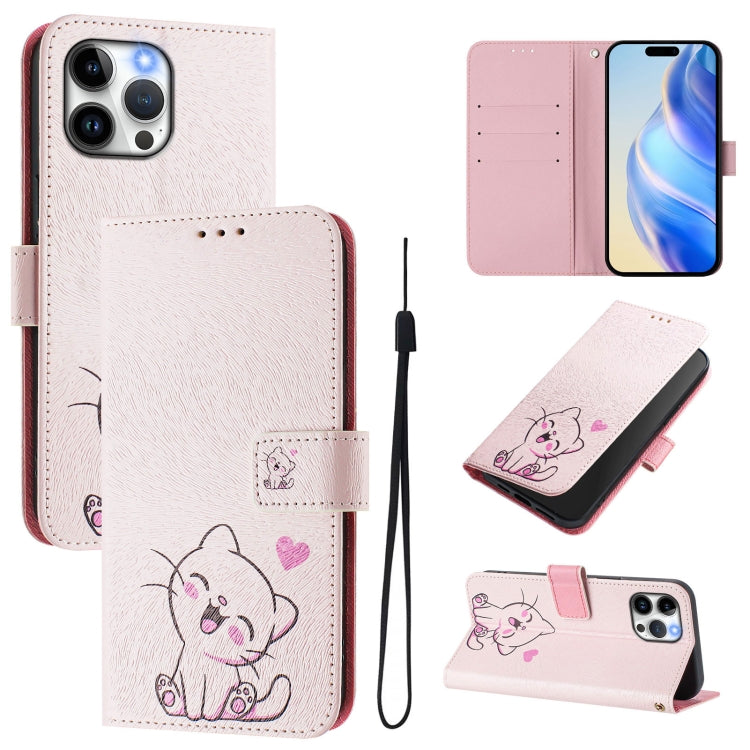 Art Colored Drawing Pattern Leather Phone Case, For iPhone 13 Pro Max