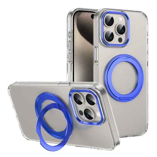 Ice-Cold Rotating Ring Holder PC MagSafe Phone Case, For iPhone 15 Pro, For iPhone 15 Plus / 14 Plus, For iPhone 15, For iPhone 14, For iPhone 14 Pro