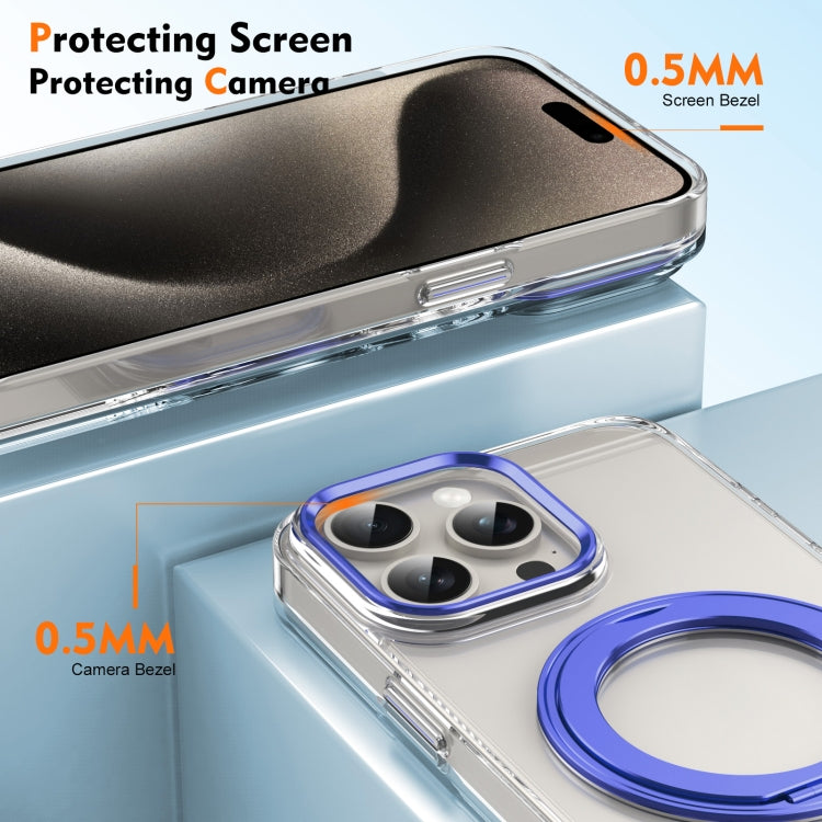 Ice-Cold Rotating Ring Holder PC MagSafe Phone Case, For iPhone 14 Pro Max, For iPhone 13 Pro Max, For iPhone 13 Pro, For iPhone 13, For iPhone 12 / 12 Pro