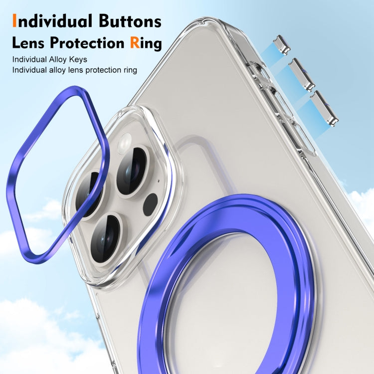 Ice-Cold Rotating Ring Holder PC MagSafe Phone Case, For iPhone 14 Pro Max, For iPhone 13 Pro Max, For iPhone 13 Pro, For iPhone 13, For iPhone 12 / 12 Pro