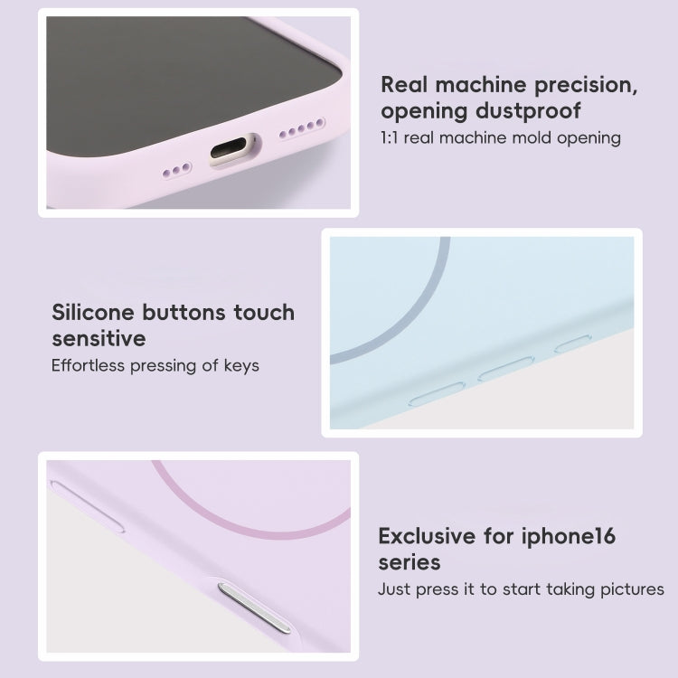 Liquid Silicone MagSafe Phone Case, For iPhone 15 Plus, For iPhone 15, For iPhone 14 Plus