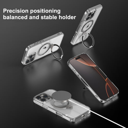 SULADA Transparent MagSafe Magnetic Holder Phone Case, For iPhone 16 Pro Max, For iPhone 16 Pro, For iPhone 16 Plus, For iPhone 16