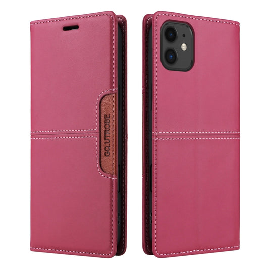 GQUTROBE G01 RFID Anti-theft Leather Phone Case, For iPhone 11, For iPhone 11 Pro, For iPhone XS / X, For iPhone XR, For iPhone XS Max, For iPhone 8 Plus / 7 Plus