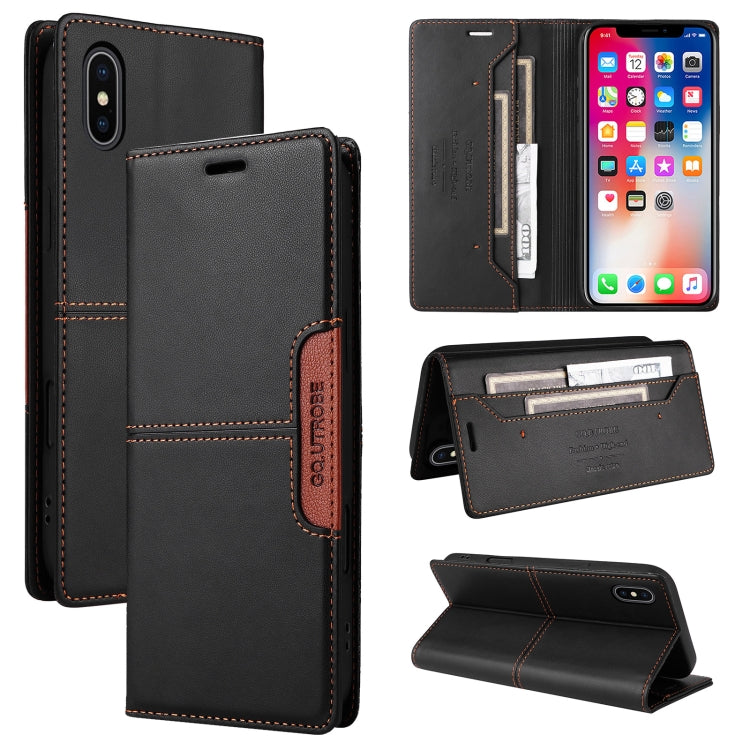 GQUTROBE G01 RFID Anti-theft Leather Phone Case, For iPhone 11, For iPhone 11 Pro, For iPhone XS / X, For iPhone XR, For iPhone XS Max, For iPhone 8 Plus / 7 Plus