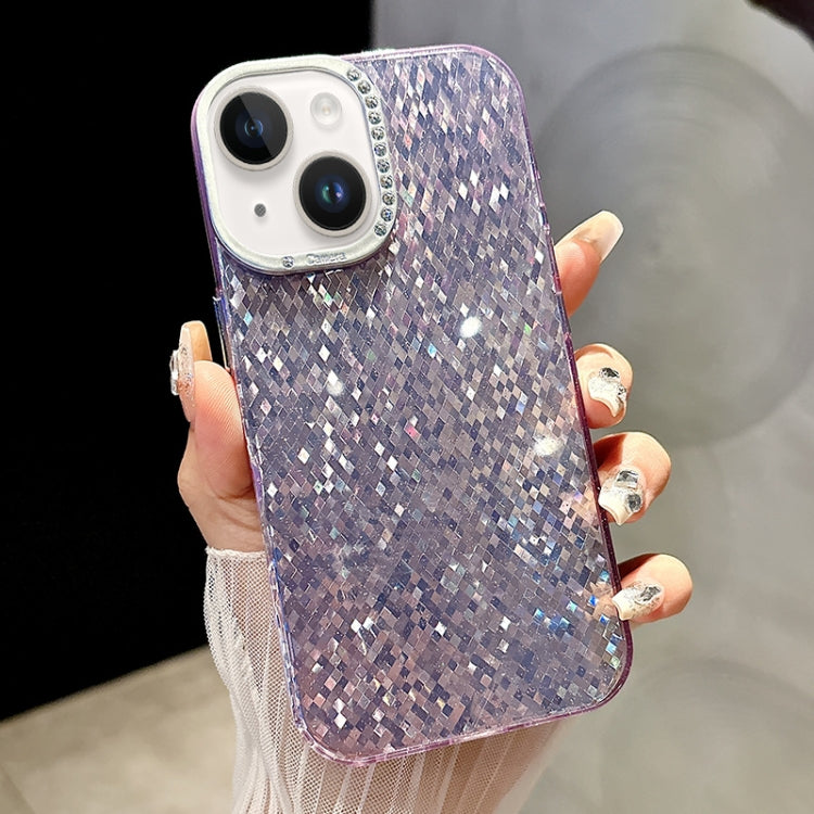 Mosaic Diamond Texture PC Hybrid TPU Phone Case, For iPhone 14 Pro, For iPhone 14 Pro Max, For iPhone 13 Pro Max, For iPhone 13 Pro, For iPhone 13, For iPhone 12, For iPhone 12 Pro Max, For iPhone 12 Pro