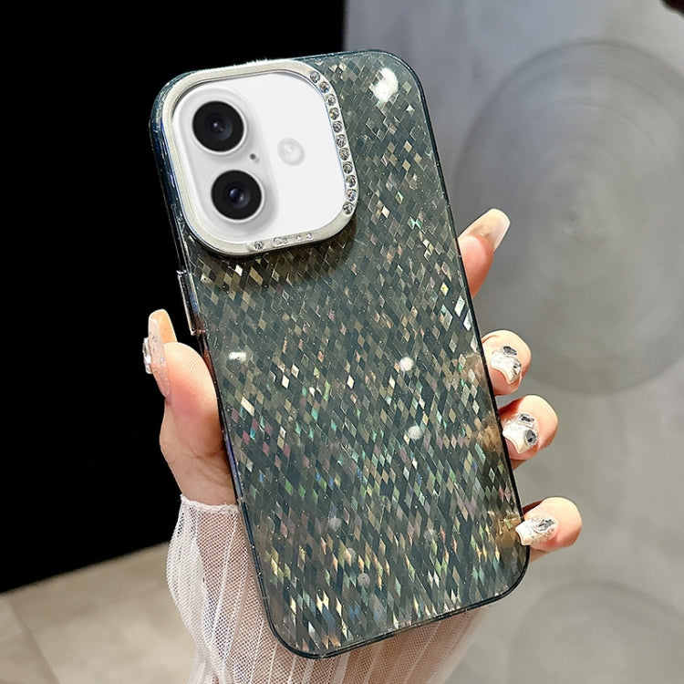 Mosaic Diamond Texture PC Hybrid TPU Phone Case, For iPhone 16 Pro Max, For iPhone 16 Pro, For iPhone 16 Plus, For iPhone 16, For iPhone 15 Pro Max, For iPhone 15 Pro, For iPhone 15, For iPhone 14