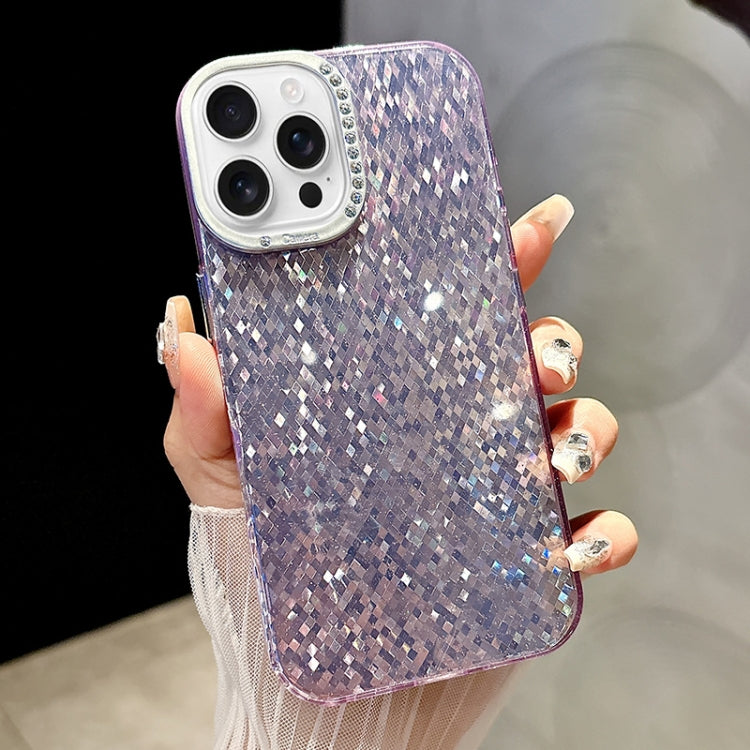 Mosaic Diamond Texture PC Hybrid TPU Phone Case, For iPhone 16 Pro Max, For iPhone 16 Pro, For iPhone 16 Plus, For iPhone 16, For iPhone 15 Pro Max, For iPhone 15 Pro, For iPhone 15, For iPhone 14