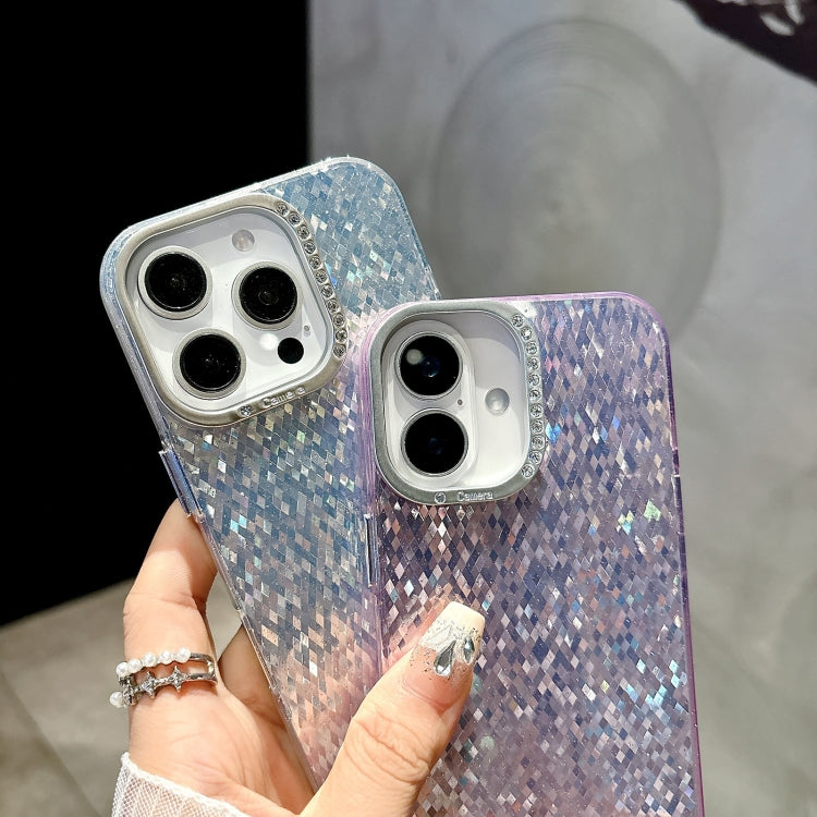 Mosaic Diamond Texture PC Hybrid TPU Phone Case, For iPhone 16 Pro Max, For iPhone 16 Pro, For iPhone 16 Plus, For iPhone 16, For iPhone 15 Pro Max, For iPhone 15 Pro, For iPhone 15, For iPhone 14