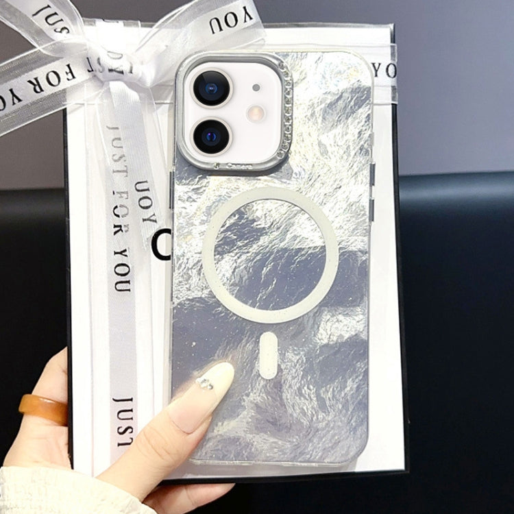 Tinfoil Texture MagSafe PC Phone Case, For iPhone 13, For iPhone 12, For iPhone 12 Pro Max, For iPhone 12 Pro, For iPhone 11 Pro Max, For iPhone 11