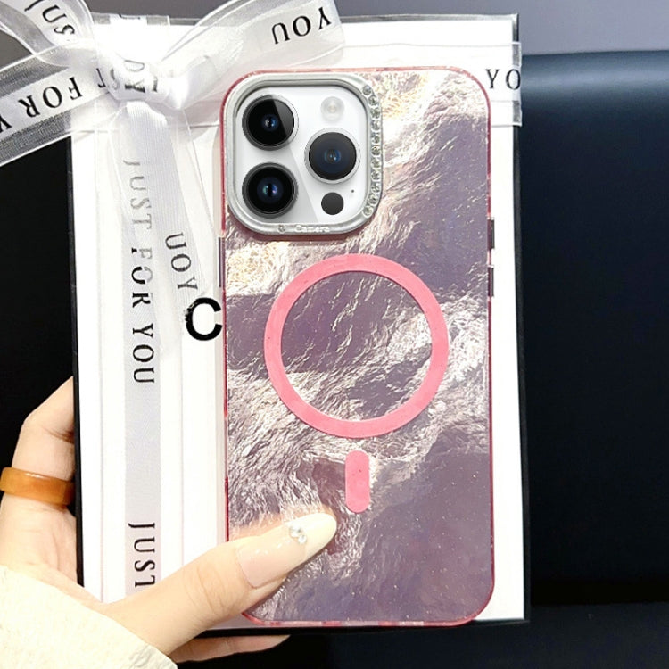 Tinfoil Texture MagSafe PC Phone Case, For iPhone 15, For iPhone 14, For iPhone 14 Pro, For iPhone 14 Pro Max, For iPhone 13 Pro Max, For iPhone 13 Pro