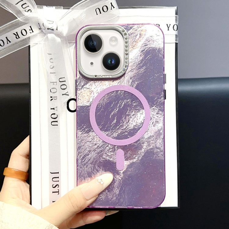 Tinfoil Texture MagSafe PC Phone Case, For iPhone 15, For iPhone 14, For iPhone 14 Pro, For iPhone 14 Pro Max, For iPhone 13 Pro Max, For iPhone 13 Pro