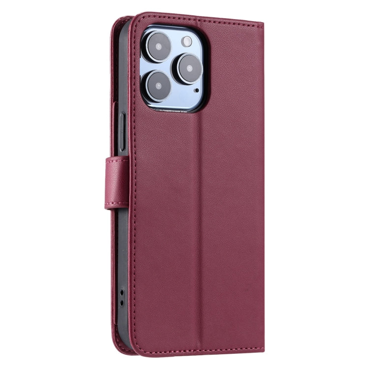 Ring Buckle Rhombic Leather Phone Case, For iPhone 15 Pro, For iPhone 15 Plus, For iPhone 15, For iPhone 14 Plus, For iPhone 14 / 13, For iPhone 14 Pro