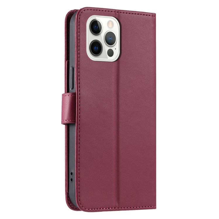 Ring Buckle Rhombic Leather Phone Case, For iPhone 12 Pro Max, For iPhone 12 mini, For iPhone 11 Pro Max, For iPhone 11, For iPhone 11 Pro, For iPhone X / XS