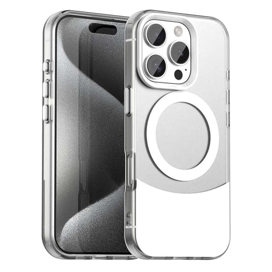 Color Blocking Series MagSafe Magnetic PC Hybrid TPU Phone Case, For iPhone 16 Pro Max, For iPhone 16 Pro, For iPhone 16 Plus, For iPhone 16, For iPhone 15 Pro Max, For iPhone 15 Pro, For iPhone 15 Plus, For iPhone 15