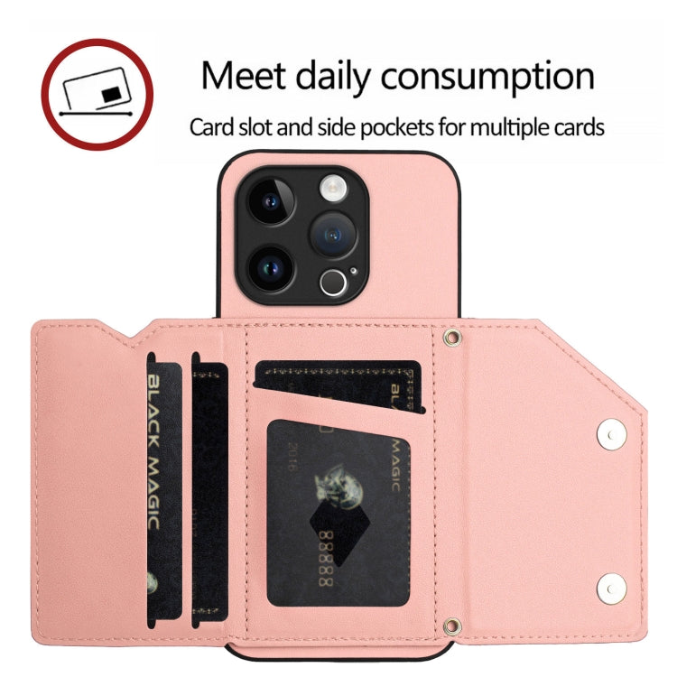 Skin Feel Four Card Slots Phone Case with Wrist Strap, For iPhone 14 Pro, For iPhone 14 Pro Max, For iPhone 7 / 8 / SE 2020 2022, For iPhone 13 Pro Max, For iPhone 13 Pro