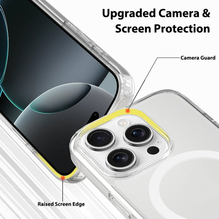 Camera Control Button Integrated MagSafe Clear Phone Case, For iPhone 16 Pro Max, For iPhone 16 Pro, For iPhone 16 Plus, For iPhone 16