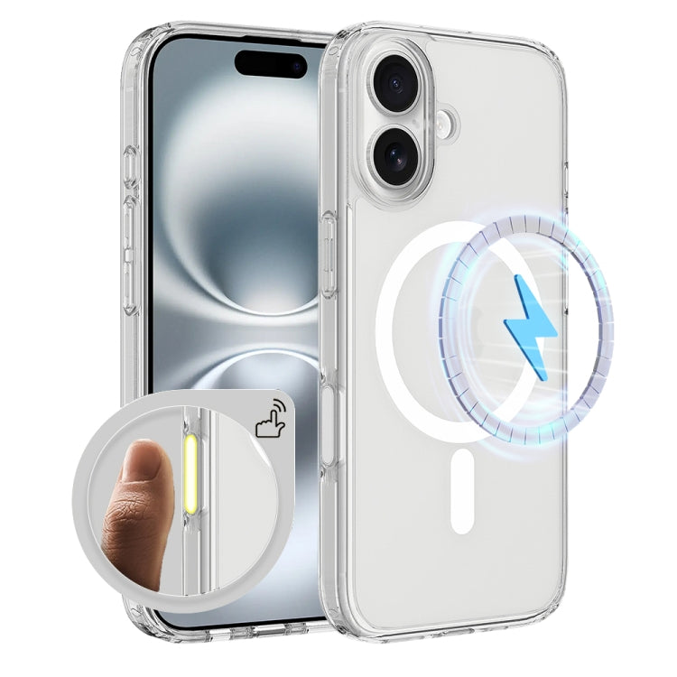 Camera Control Button Integrated MagSafe Clear Phone Case, For iPhone 16 Pro Max, For iPhone 16 Pro, For iPhone 16 Plus, For iPhone 16