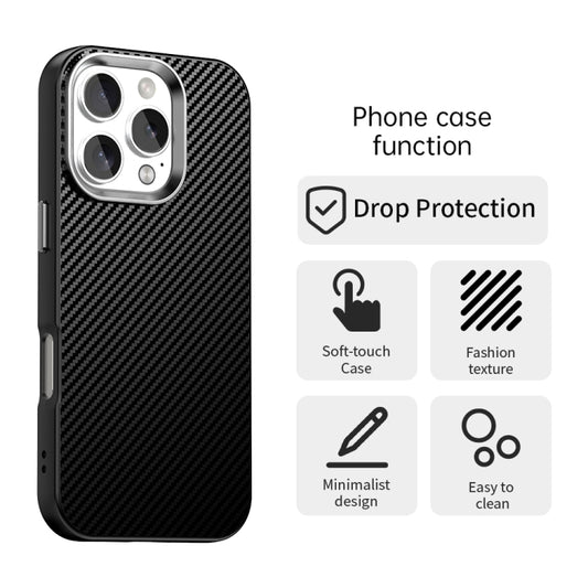 Carbon Fiber Series IMD Phone Case, For iPhone 16 Pro Max, For iPhone 16 Pro, For iPhone 16 Plus, For iPhone 16, For iPhone 15 Pro Max, For iPhone 15 Pro, For iPhone 15 Plus, For iPhone 15