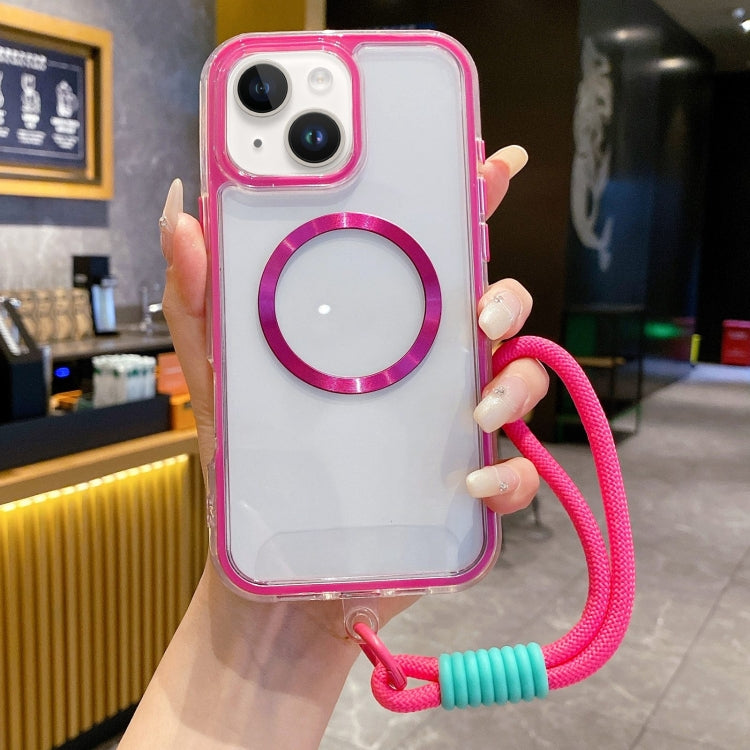 Airbag 3 in 1 CD Texture MagSafe Phone Case with Strap, For iPhone 13 Pro Max, For iPhone 13 Pro, For iPhone 13, For iPhone 12