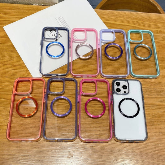 3 in 1 Airbag CD Texture MagSafe Phone Case, For iPhone 12 Pro Max, For iPhone 12 Pro, For iPhone 11 Pro Max, For iPhone 11