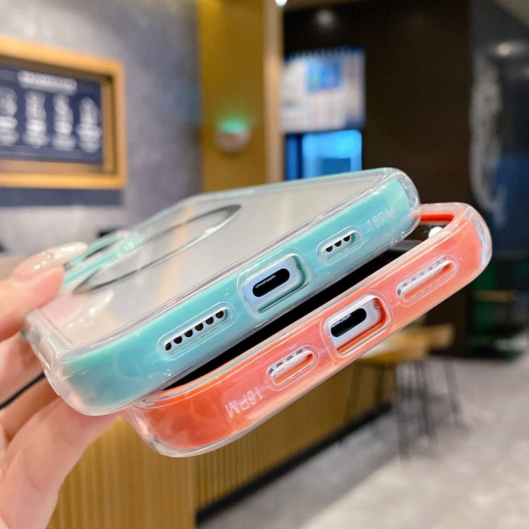 3 in 1 Airbag CD Texture MagSafe Phone Case, For iPhone 15 Pro Max, For iPhone 15 Pro, For iPhone 15 Plus, For iPhone 15