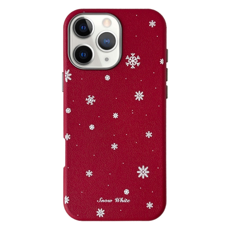 Christmas Series Frosted PC Hybrid TPU Leather Phone Case, For iPhone 12 Pro Max, For iPhone 12 Pro, For iPhone 11 Pro Max, For iPhone 11