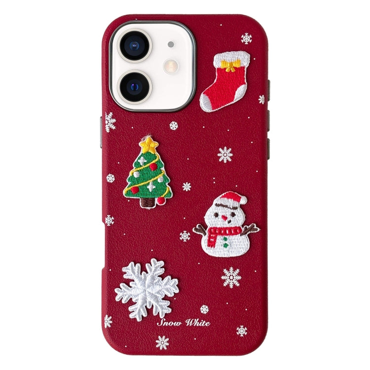 Christmas Series Frosted PC Hybrid TPU Leather Phone Case, For iPhone 12 Pro Max, For iPhone 12 Pro, For iPhone 11 Pro Max, For iPhone 11