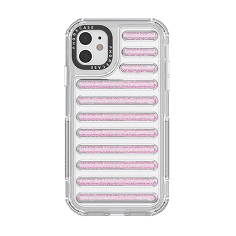 Capsule Glitter TPU Hybrid PC Airbag Phone Case, For iPhone 11 Pro Max, For iPhone 11, For iPhone XS / X, For iPhone XR, For iPhone XS Max