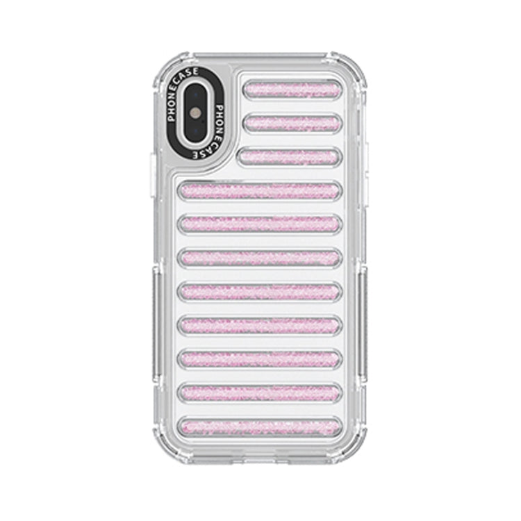 Capsule Glitter TPU Hybrid PC Airbag Phone Case, For iPhone 11 Pro Max, For iPhone 11, For iPhone XS / X, For iPhone XR, For iPhone XS Max