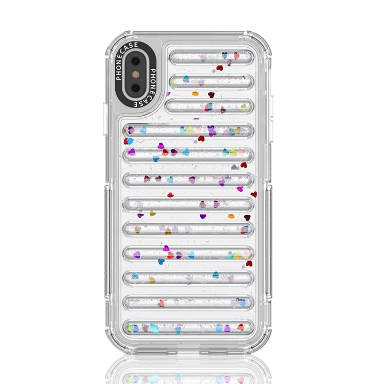 Capsule Glitter TPU Hybrid PC Airbag Phone Case, For iPhone 11 Pro Max, For iPhone 11, For iPhone XS / X, For iPhone XR, For iPhone XS Max