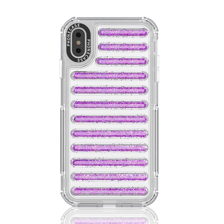 Capsule Glitter TPU Hybrid PC Airbag Phone Case, For iPhone 11 Pro Max, For iPhone 11, For iPhone XS / X, For iPhone XR, For iPhone XS Max