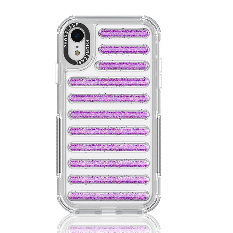 Capsule Glitter TPU Hybrid PC Airbag Phone Case, For iPhone 11 Pro Max, For iPhone 11, For iPhone XS / X, For iPhone XR, For iPhone XS Max