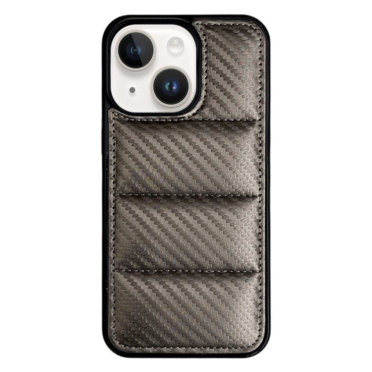 Carbon Fiber Texture Down Jacket Phone Case, For iPhone 14 Pro Max, For iPhone 13 Pro Max, For iPhone 13 Pro, For iPhone 13, For iPhone 12, For iPhone 12 Pro Max, For iPhone 12 Pro, For iPhone 11 Pro Max