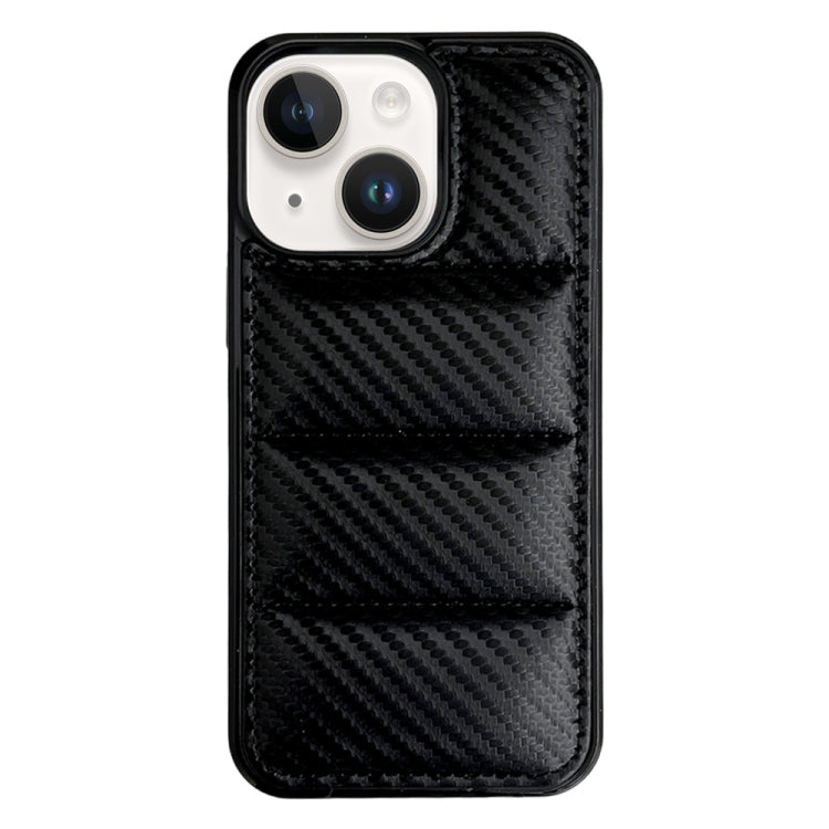 Carbon Fiber Texture Down Jacket Phone Case, For iPhone 14 Pro Max, For iPhone 13 Pro Max, For iPhone 13 Pro, For iPhone 13, For iPhone 12, For iPhone 12 Pro Max, For iPhone 12 Pro, For iPhone 11 Pro Max