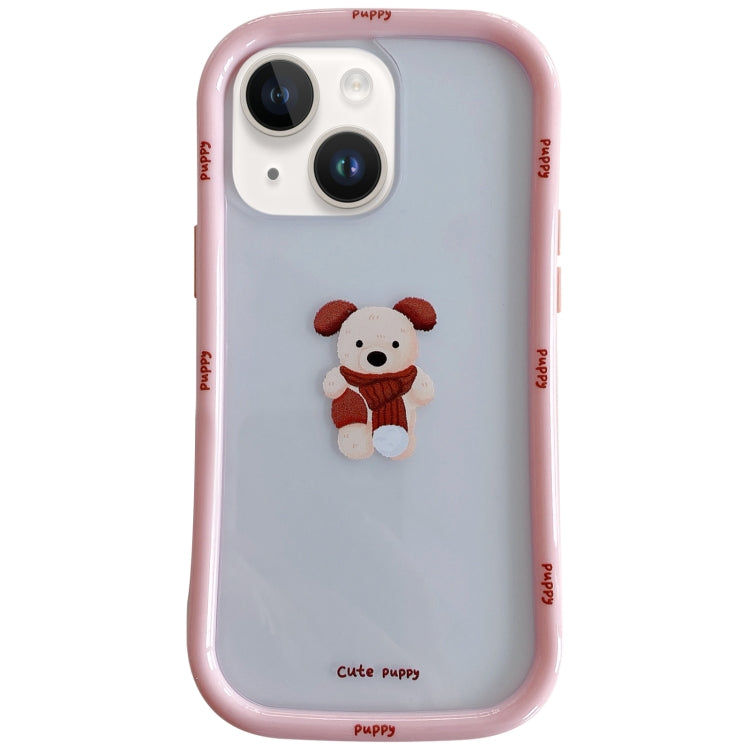 Christmas Pattern Colorful PC Frame TPU Clear Phone Case, For iPhone 13 Pro, For iPhone 13