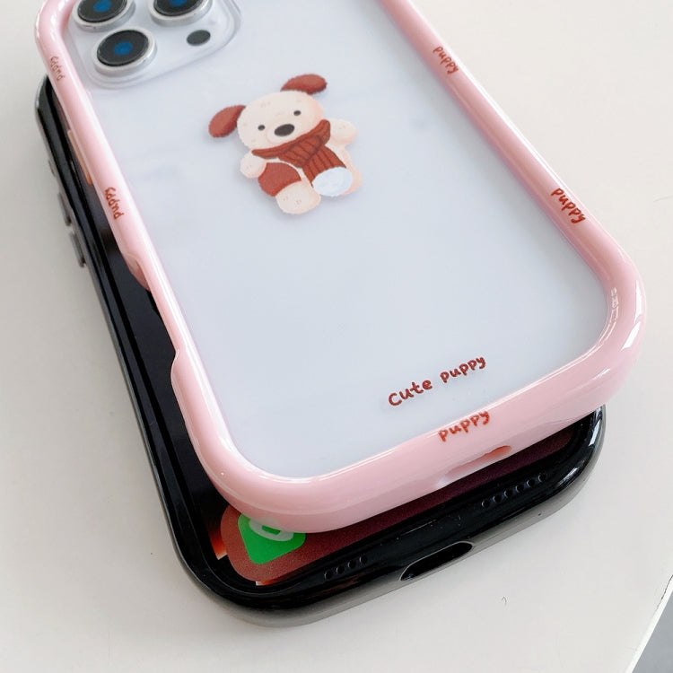 Christmas Pattern Colorful PC Frame TPU Clear Phone Case, For iPhone 13 Pro, For iPhone 13