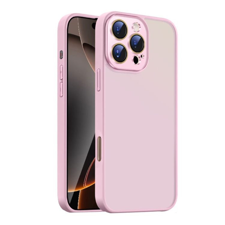 Nano Semi-transparent Frosted Skin Feel Phone Case, For iPhone 16 Pro Max, For iPhone 16 Pro, For iPhone 16 Plus, For iPhone 16