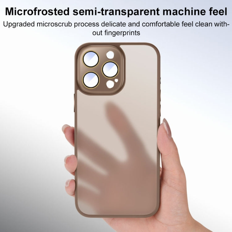 Nano Semi-transparent Frosted Skin Feel Phone Case, For iPhone 16 Pro Max, For iPhone 16 Pro, For iPhone 16 Plus, For iPhone 16