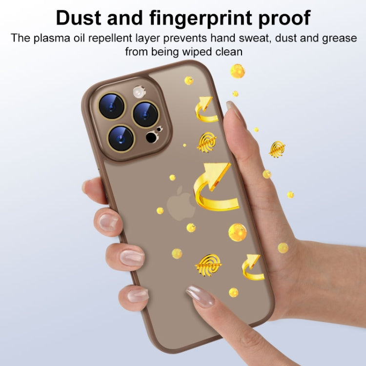 Nano Semi-transparent Frosted Skin Feel Phone Case, For iPhone 16 Pro Max, For iPhone 16 Pro, For iPhone 16 Plus, For iPhone 16