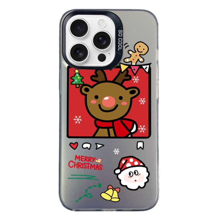 Christmas Series PC Full Coverage Pattern Phone Case, For iPhone 16 Pro Max