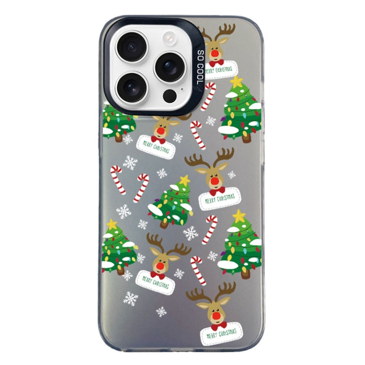 Christmas Series PC Full Coverage Pattern Phone Case, For iPhone 16 Pro Max